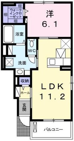 ライフステージ岡田Ⅱの物件間取画像